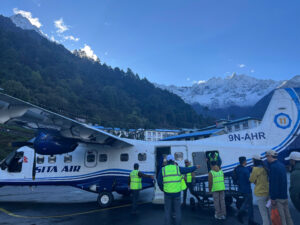Máy bay của hãng Sita airline, cuối cùng mình cũng lên được máy bay này trở về Kathmandu