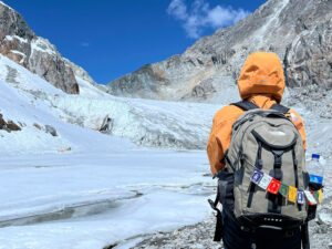 Sông băng ở đỉnh đèo Chola Pass