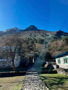 Tại teahouse ở Tengboche